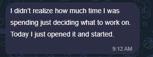 Chat screenshot